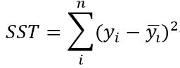 平方和SST計算公式