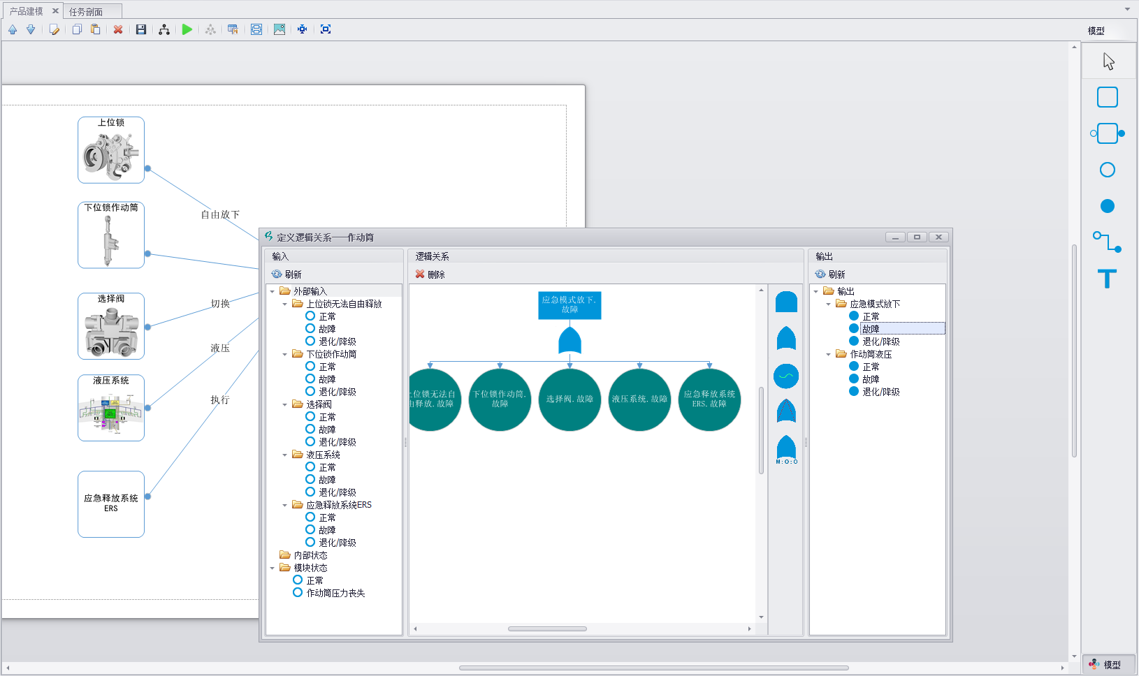 模型驅(qū)動的可靠性設(shè)計分析軟件POSFIA-故障邏輯關(guān)系建模